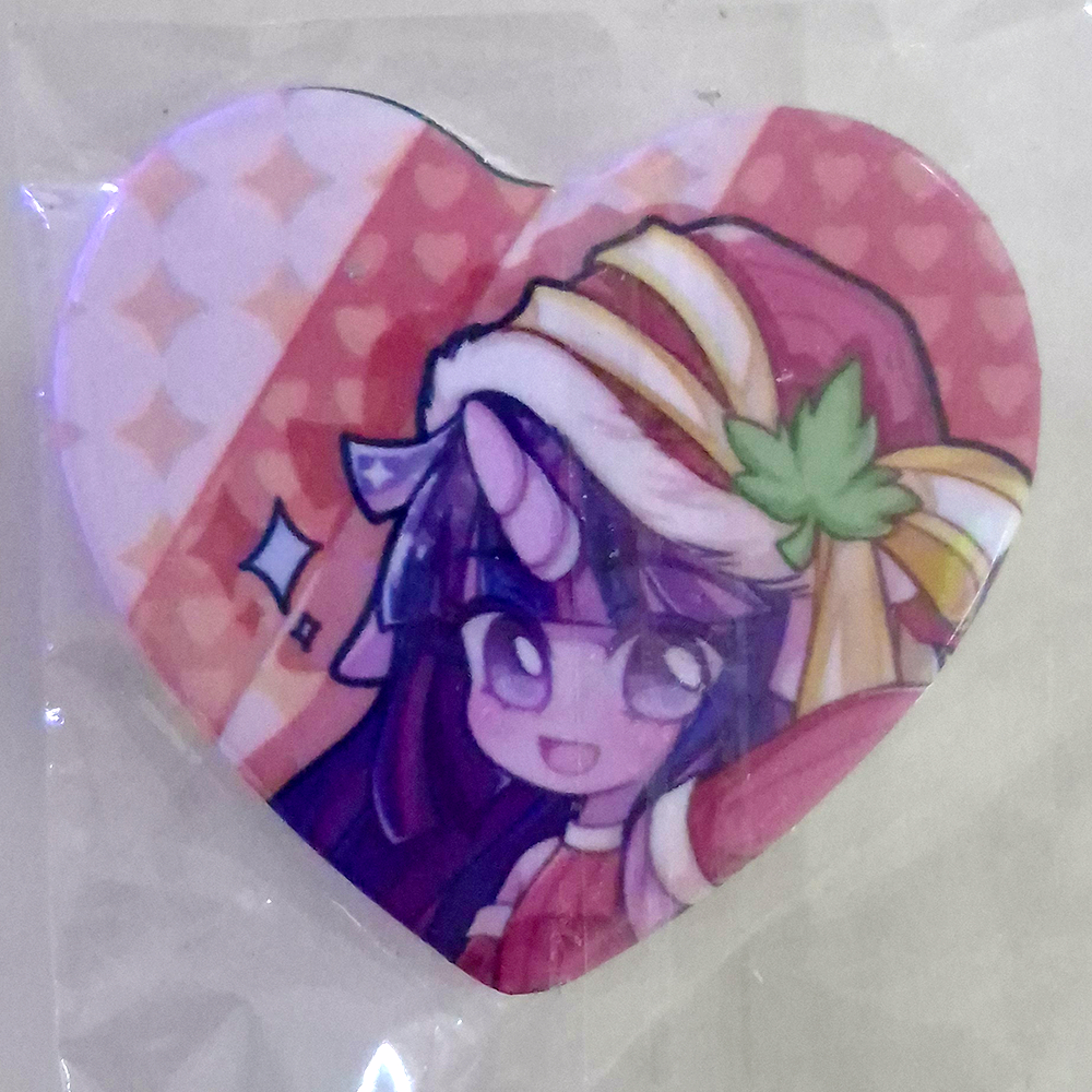 暮光閃閃聖誕徽章