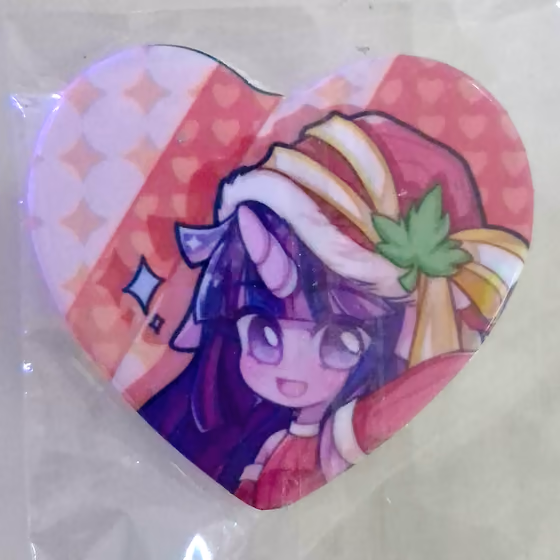 暮光閃閃聖誕徽章 1