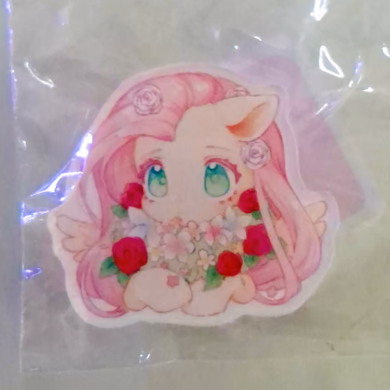 柔柔花束徽章 1